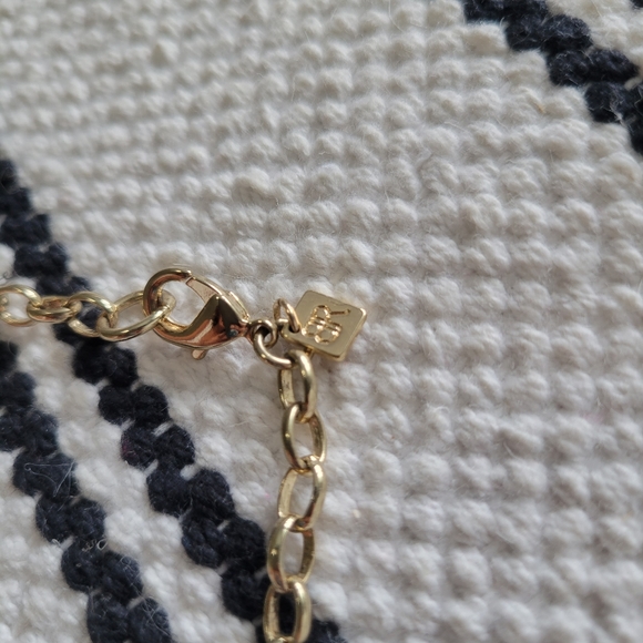 Banana Republic Tortoise & Gold Link Chain Necklace Gorgeous Like New - Picture 8 of 9